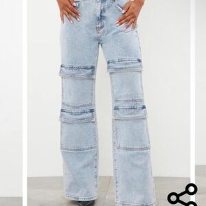 Pretty little thing cargo jeans